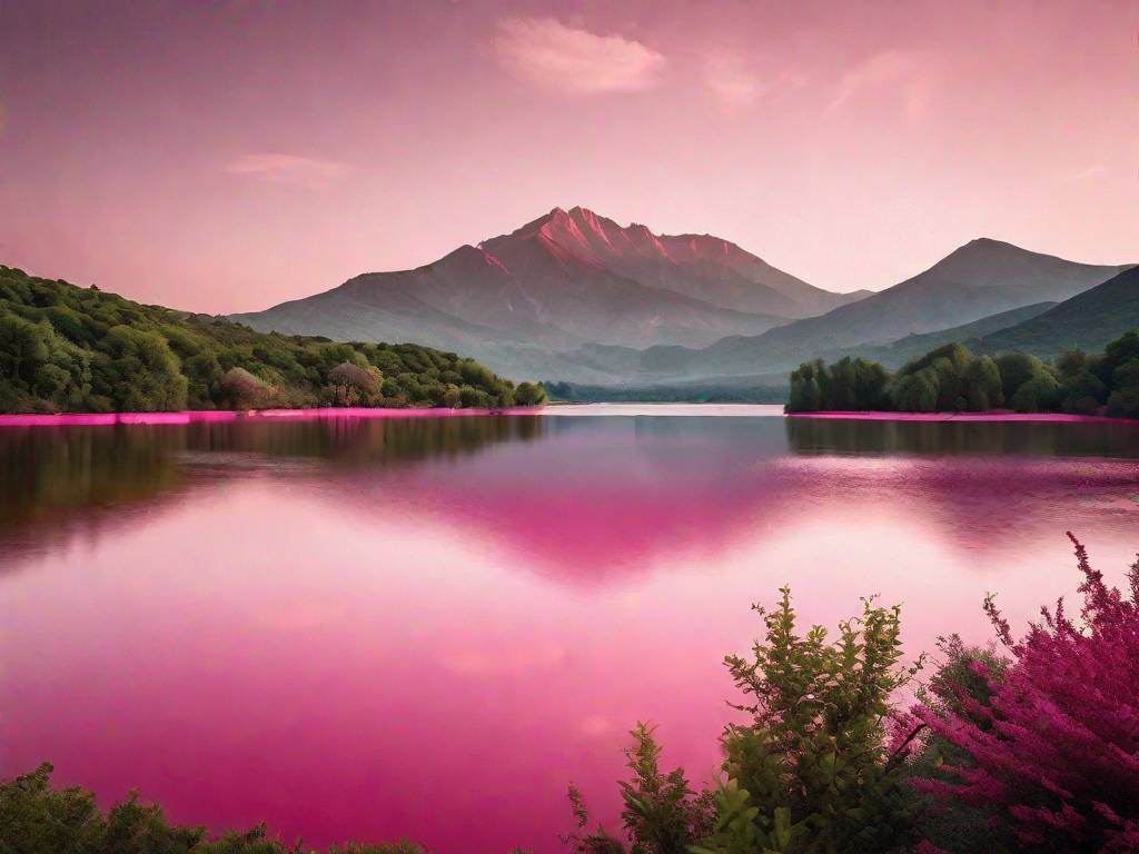 Nie tylko w Australii można znaleźć różowe jeziora